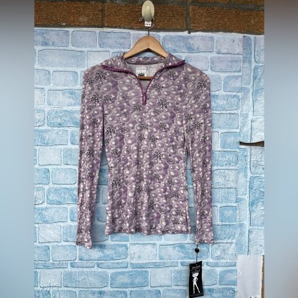 S No Queen thermal top, Crystal bling ski wear, Bling Thermal top size medium - Picture 1 of 8